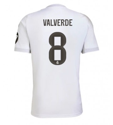 Real Madrid Federico Valverde #8 Hjemmebanetrøje 2025-26 Kortærmet